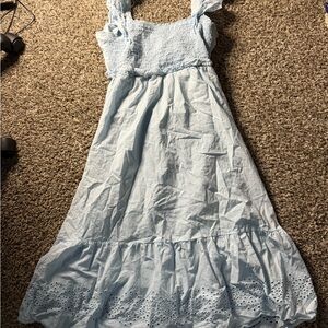 LC Lauren Conrad Light Blue Casual Dress